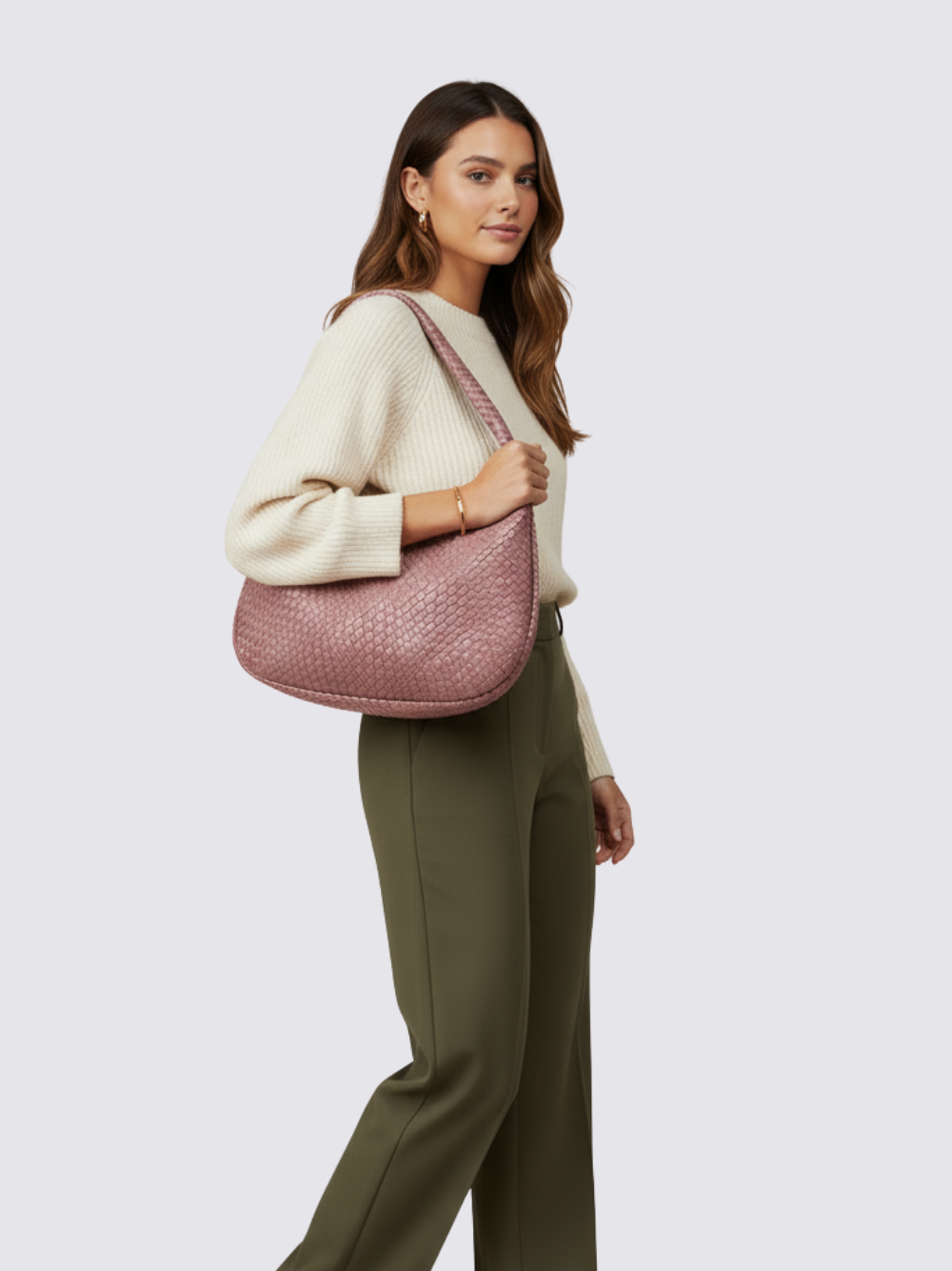 Średnia torba Bogota - Khaki